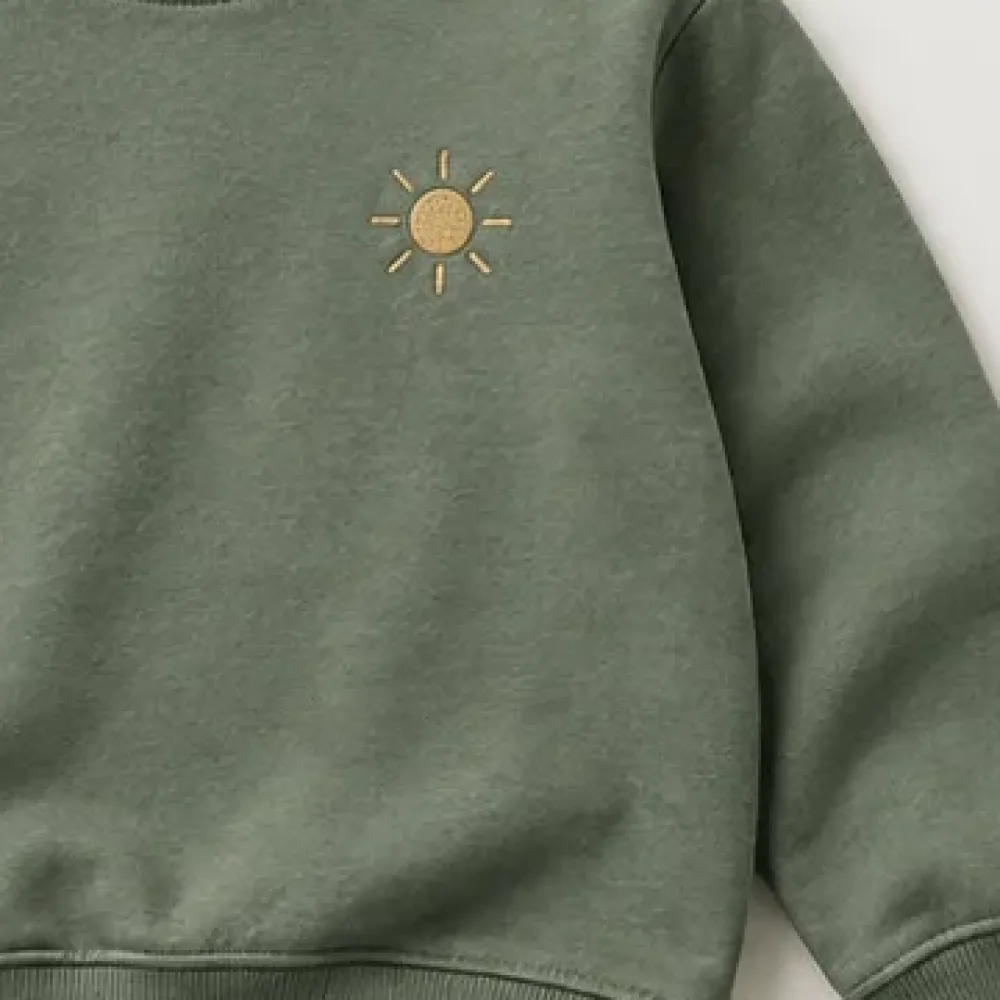 Güneş Nakışlı Sweatshirt